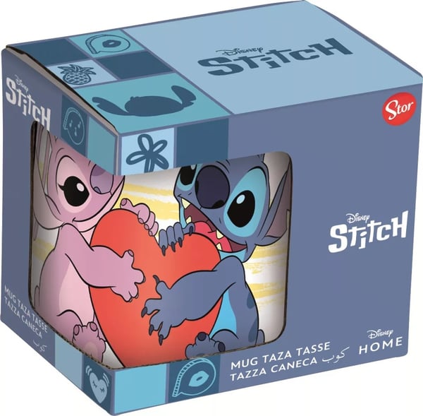Disney Lilo and Stitch Heart Porcelain Mug 235ml