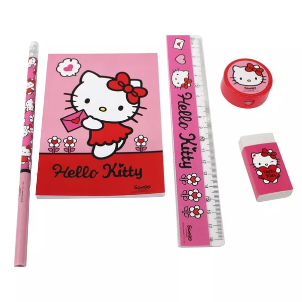 Hello Kitty Stationery Set - 5 Pieces