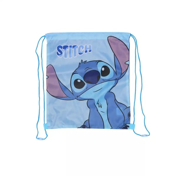 Lilo och Stitch Disney Blå sportväska, gympapåse 40 cm