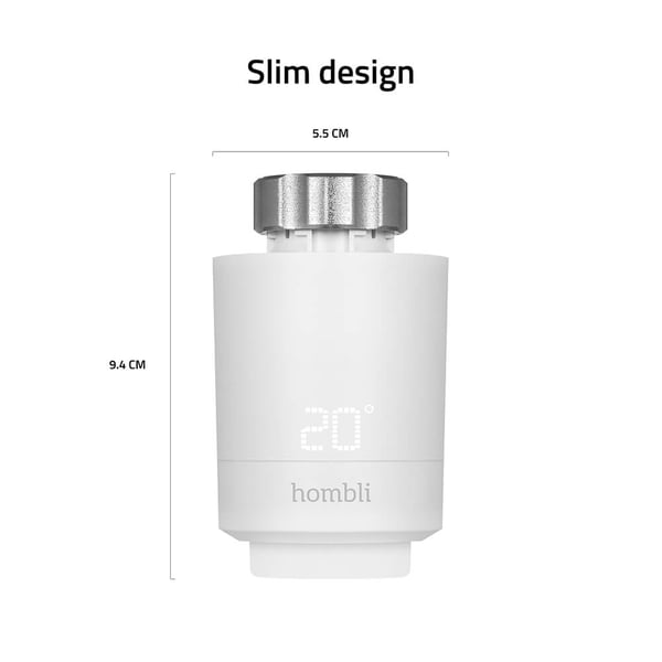 Hombli 3-PACK Smart Termostat Expansionspaket Vit