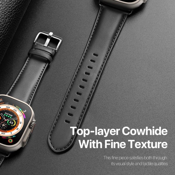 DUX DUCIS Apple Watch 38/40/41/42 mm mm Armband Äkta Läder
