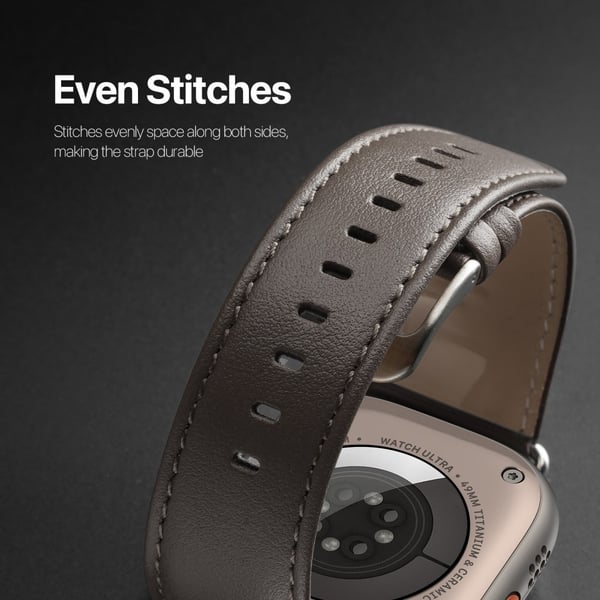 DUX DUCIS Apple Watch 42/44/45/46/49 mm Armband Äkta Läder