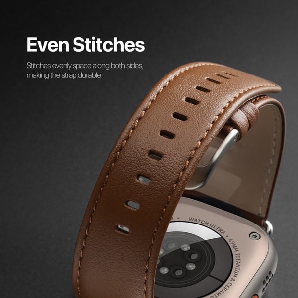 DUX DUCIS Apple Watch 38/40/41/42 mm mm Armband Äkta Läder