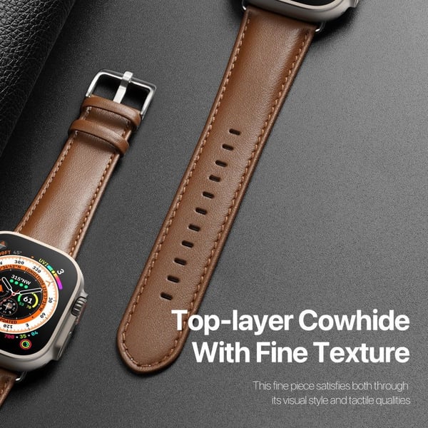 DUX DUCIS Apple Watch 38/40/41/42 mm mm Armband Äkta Läder