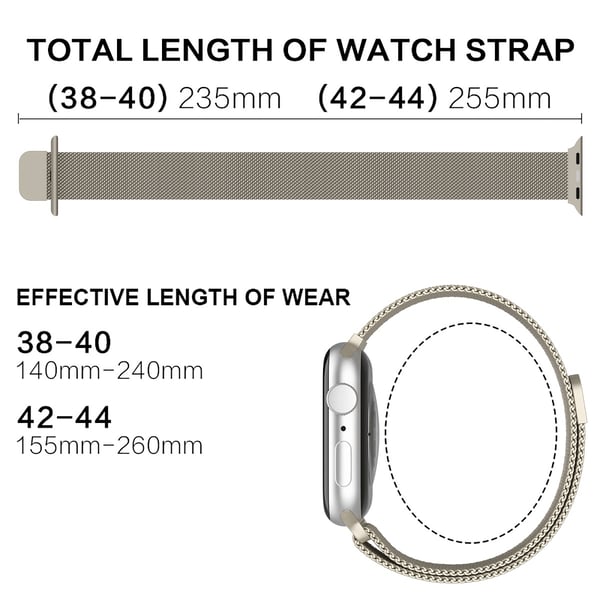 ColorPop Milanese Loop Metall Armband Apple Watch 42/44/45/46/49 mm