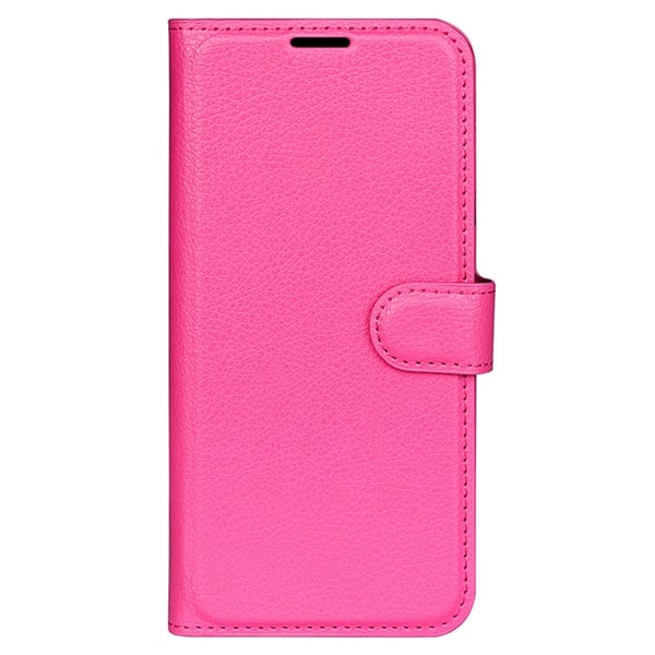 Samsung Galaxy A15 5G Fodral Litchi Läder Rosa