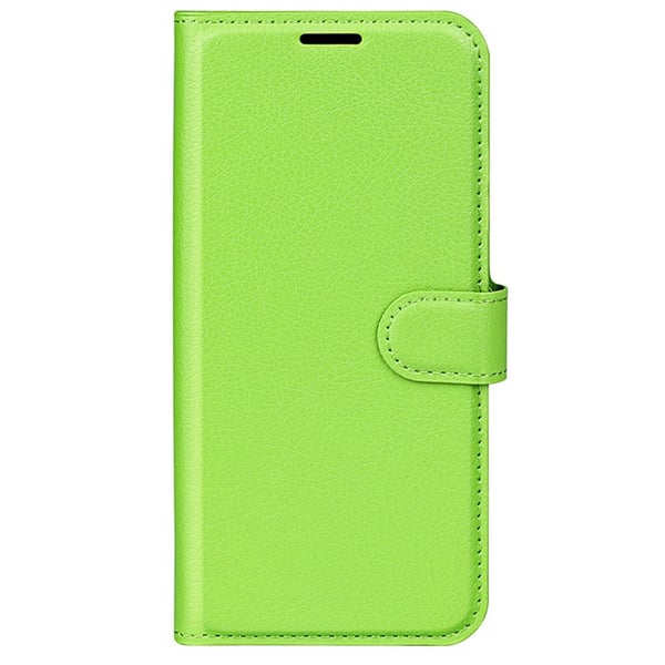 Samsung Galaxy A35 5G Fodral Läder Litchi Grön