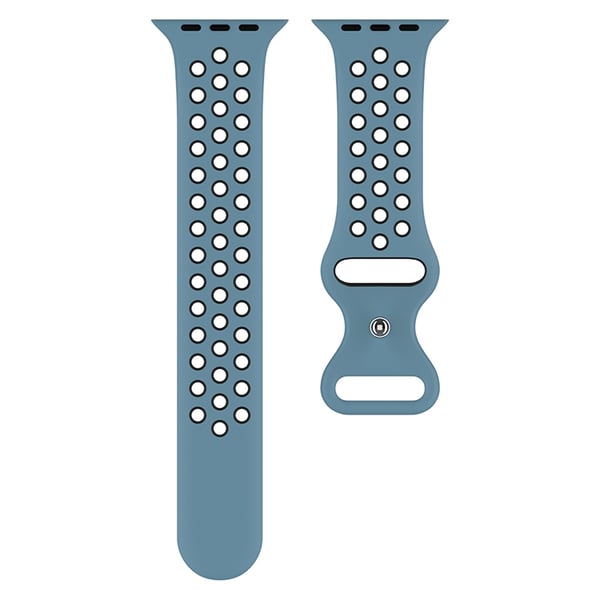 Sportarmband Dual-Color Apple Watch 42/44/45/46/49 mm (S/M) Blå/Svart