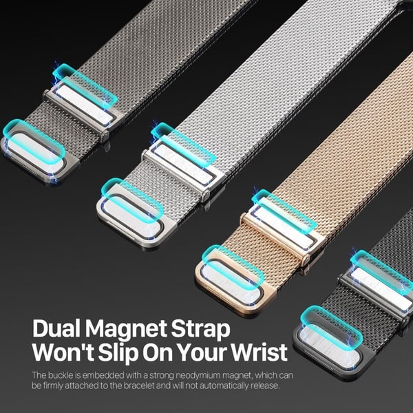 DUX DUCIS Apple Watch 42/44/45/46/49 mm Armband Milanese Pro