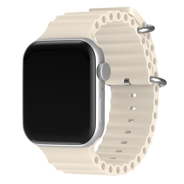 Apple Watch 42/44/45/46/49 mm Armband Ocean Wave Starlight