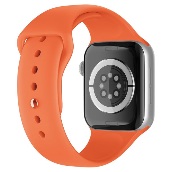 Apple Watch 38/40/41/42 mm Silikon Armband (S/M) Orange