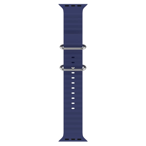 Apple Watch 42/44/45/46/49 mm Armband Ocean Wave Midnight Blue