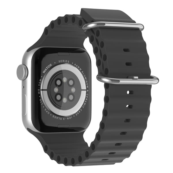 Apple Watch 42/41/40/38 mm Armband Ocean Wave Svart