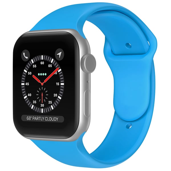 Apple Watch 38/40/41/42 mm Silikon Armband (M/L) Blå
