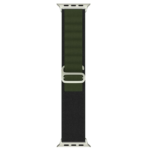 Apple Watch 38/40/41/42 mm Armband Alpine Pro Loop Svart/Grön
