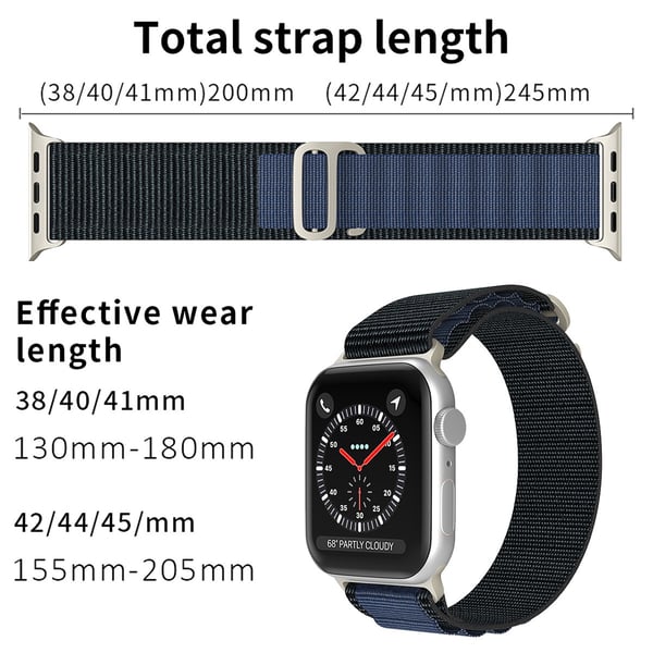 Apple Watch 38/40/41/42 mm Armband Alpine Pro Loop