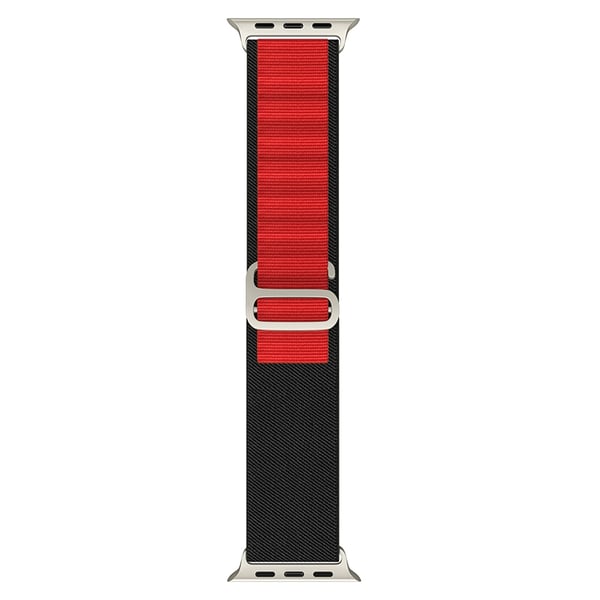Apple Watch 38/40/41/42 mm Armband Alpine Pro Loop Svart/Röd