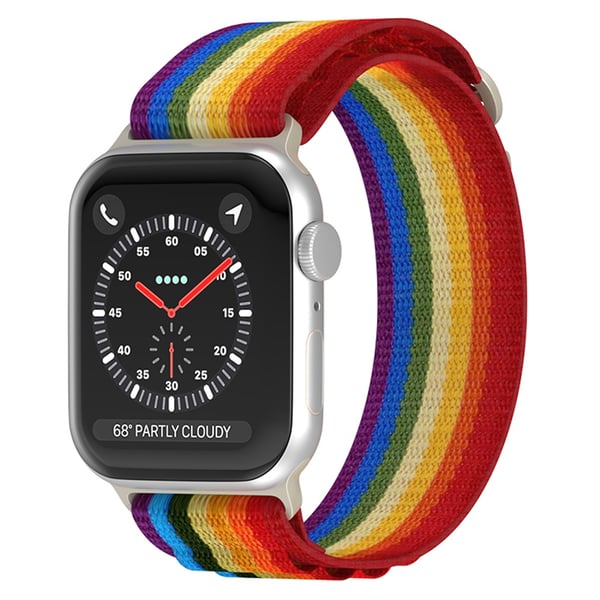 Apple Watch 38/40/41/42 mm Armband Alpine Pro Loop Rainbow