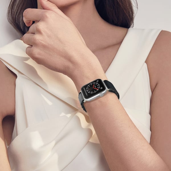 Apple Watch 38/40/41/42 mm Armband Alpine Pro Loop Svart/Grå