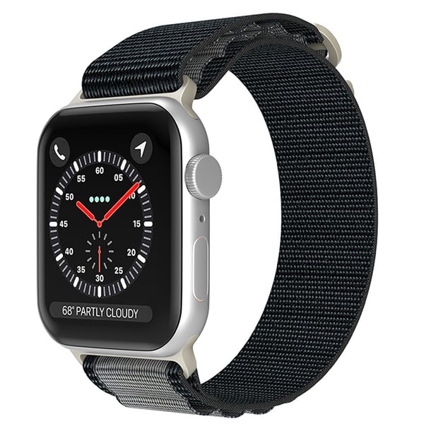 Apple Watch 38/40/41/42 mm Armband Alpine Pro Loop Svart/Grå