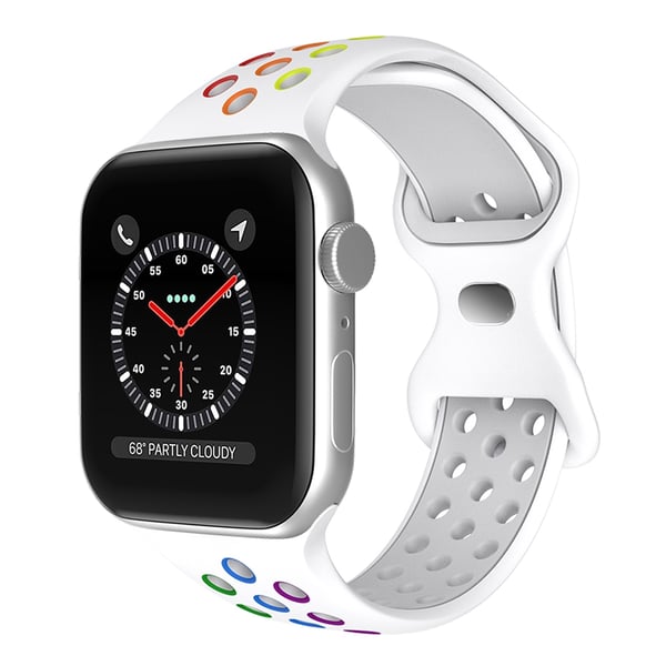 Sportarmband Dual-Color Apple Watch 42/41/40/38 mm (S/M) Pride