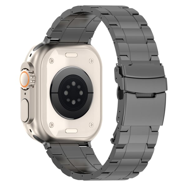 Apple Watch 42/41/40/38 mm Armband Steel Titanium Grå
