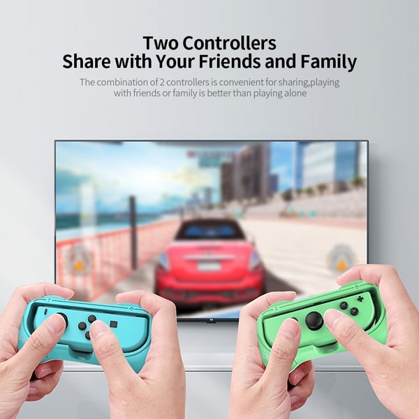iPega 2-PACK Armband Med Fäste För Joy-Con Grön/Blå