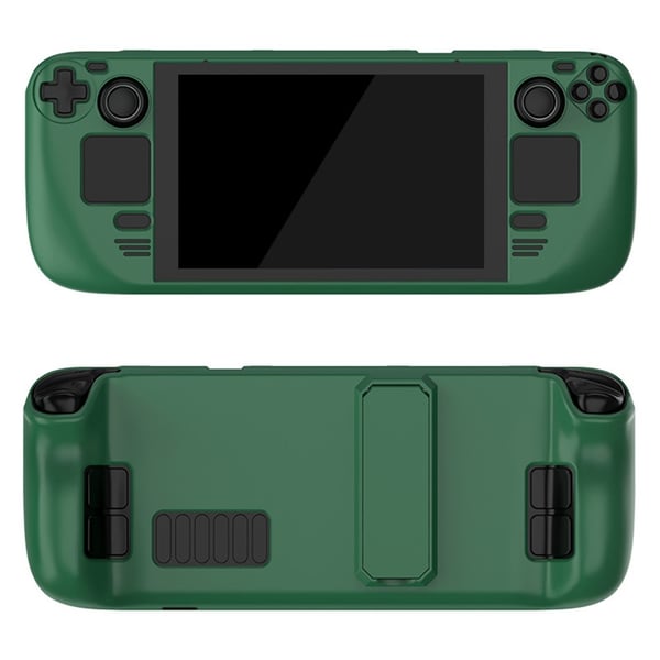 Skyddande Skal Till Steam Deck/OLED Med Kickstand Militär Grön