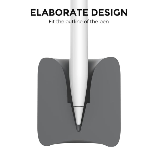 AHASTYLE Apple Pencil 1/2/Pro Vertikal Silikon Ställ Grå