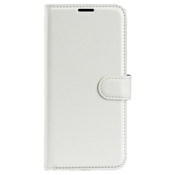 Sony Xperia 1 VI Fodral Litchi Läder Vit
