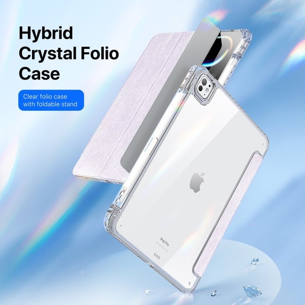 DUX DUCIS iPad Pro 11 2025/2024 Fodral Penhållare Ljus Lila