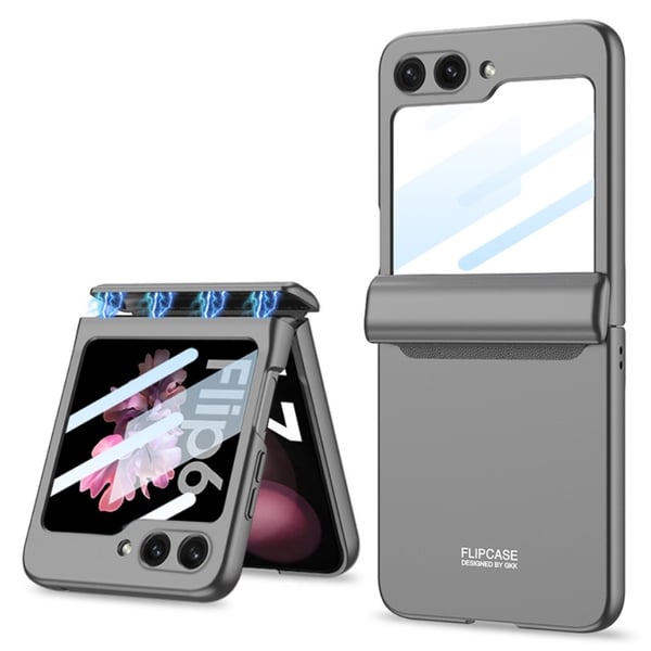 GKK Galaxy Z Flip 6 / 7 FE Skal Hybrid Grå