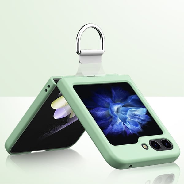 Galaxy Z Flip 6 / 7 FE Skal Skin Touch Ringhållare Gul