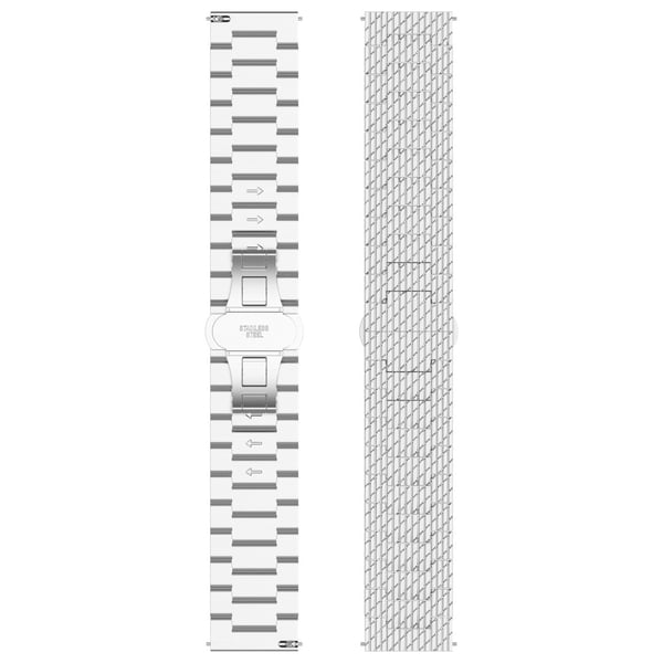 Klockarmband 22 mm Rostfritt Stål Silver
