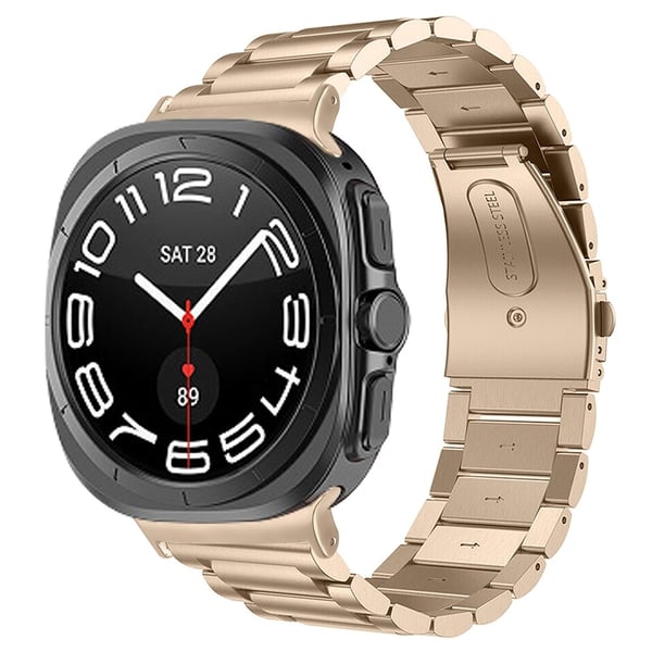 Galaxy Watch Ultra (2025) / 47 mm Armband Rostfritt Stål Guld
