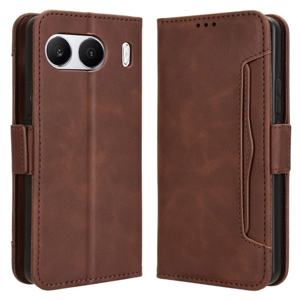 OnePlus Nord 4 Fodral Med Avtagbart Kortfodral Brun