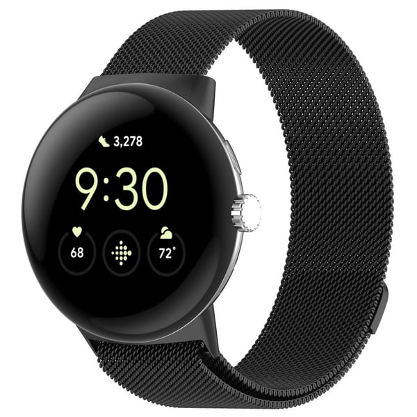 Google Pixel Watch 4 / 3 45 mm Armband Milanese Svart