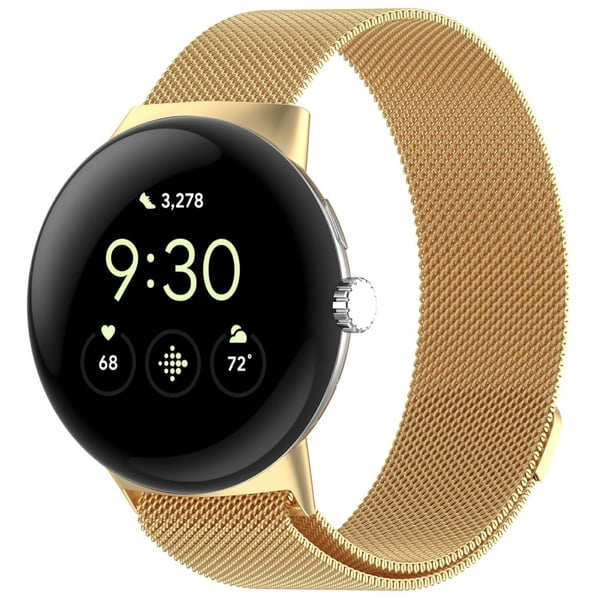 Google Pixel Watch 4 / 3 45 mm Armband Milanese Guld