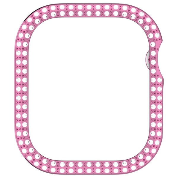 Apple Watch 10 42 mm Skal Rhinestone Rosa