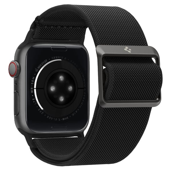 Spigen Apple Watch 42/44/45/46/49 mm Armband Fit Lite Svart