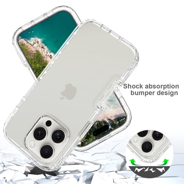 iPhone 16 Pro Max Skal Hybrid Defence Transparent