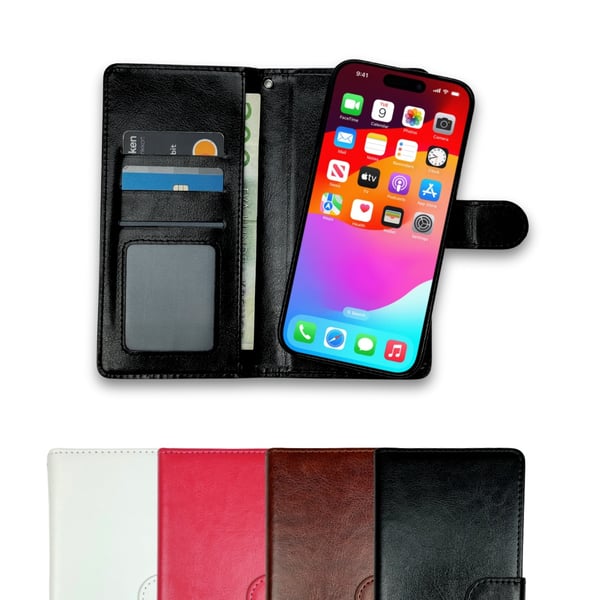 iPhone 16 Pro Fodral / Magnet Skal 2in1 - Välj Färg!
