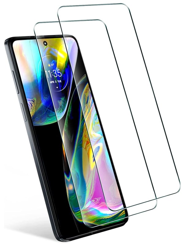 2-Pack Motorola Moto G55 5G Skärmskydd i Härdat Glas