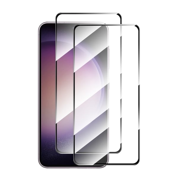 2-Pack Samsung Galaxy A55 Heltäckande Skärmskydd i Härdat Glas 2-Pack Samsung Galaxy A55 Heltäckande Skärmskydd i Härdat Glas