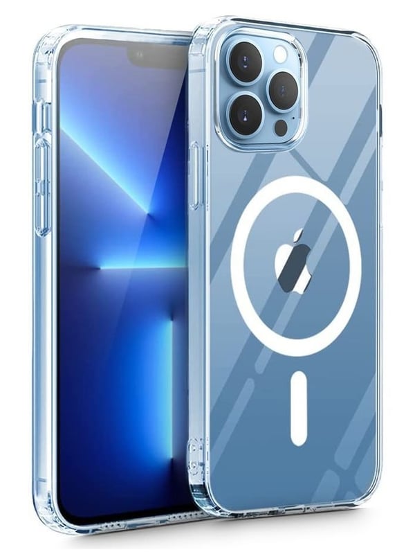 iPhone 14 Pro Max MagSafe Skal Transparent - Premium