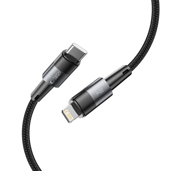 Tech-Protect 2 m 20W/3A PD Lightning - USB-C Kabel UltraBoost Grå