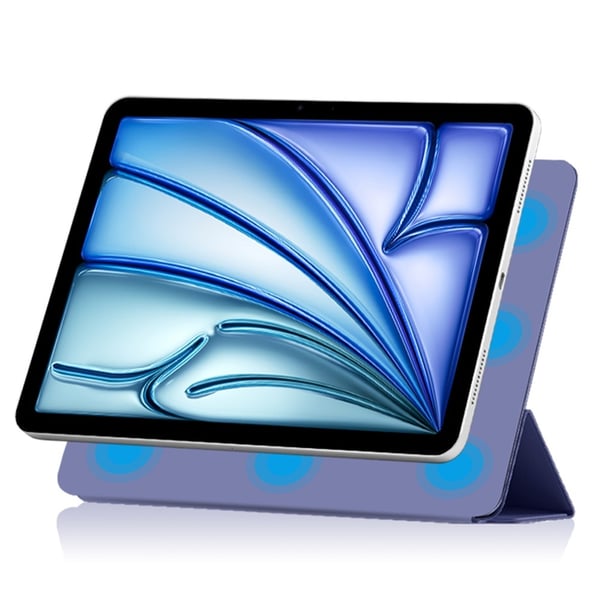 iPad Air 13 2026-2024 2in1 Magnetiskt Fodral Lila