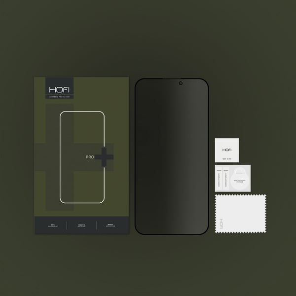 HOFI iPhone 15 Skärmskydd Anti Spy Pro+ Härdat Glas Privacy