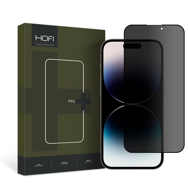 HOFI iPhone 14 Pro Skärmskydd Anti Spy Pro+ Härdat Glas Privacy HOFI iPhone 14 Pro Skärmskydd Anti Spy Pro+ Härdat Glas Privacy