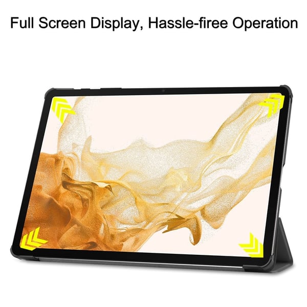 Galaxy Tab S10 Plus/S9 Plus/S9 FE Plus Fodral Tri-Fold Grå